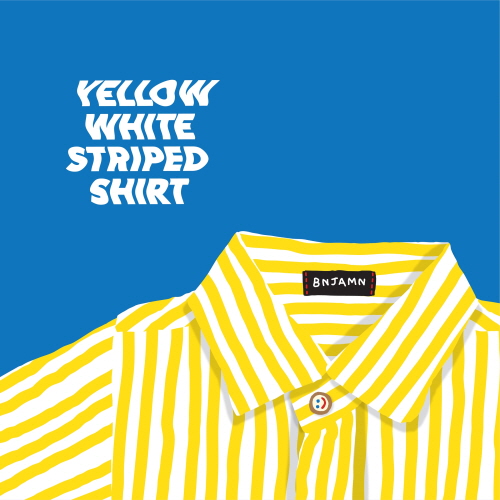 [크기변환]201005_bnjamn_Yellow White Striped Shirt_cover.jpg