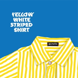 bnjamn - Yellow White Striped Shirt